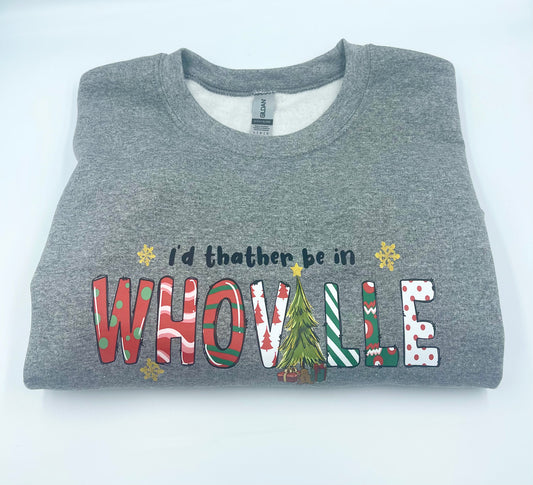 ‘I’d thather be in Whoville’ Jumper