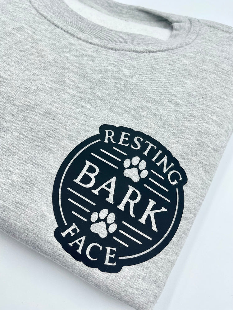 ‘Resting Bark Face’ jumper