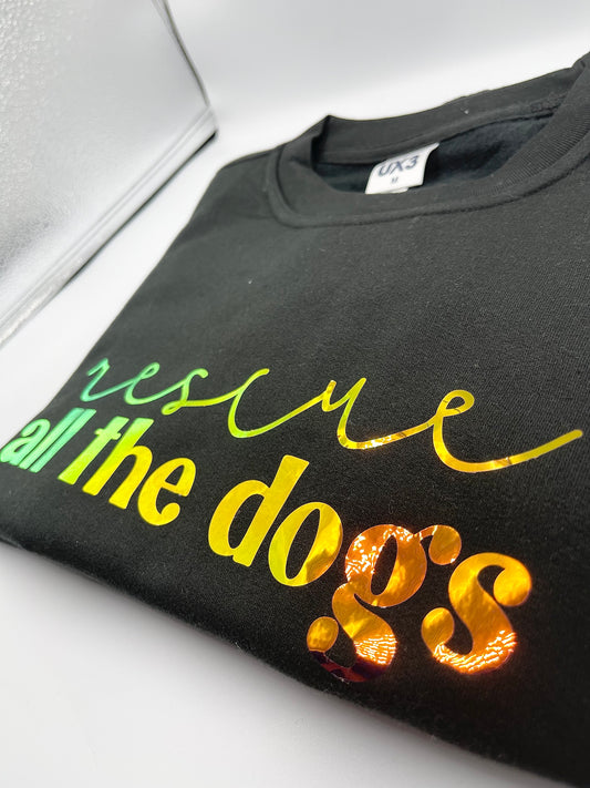 ‘Rescue All The Dogs’ jumper